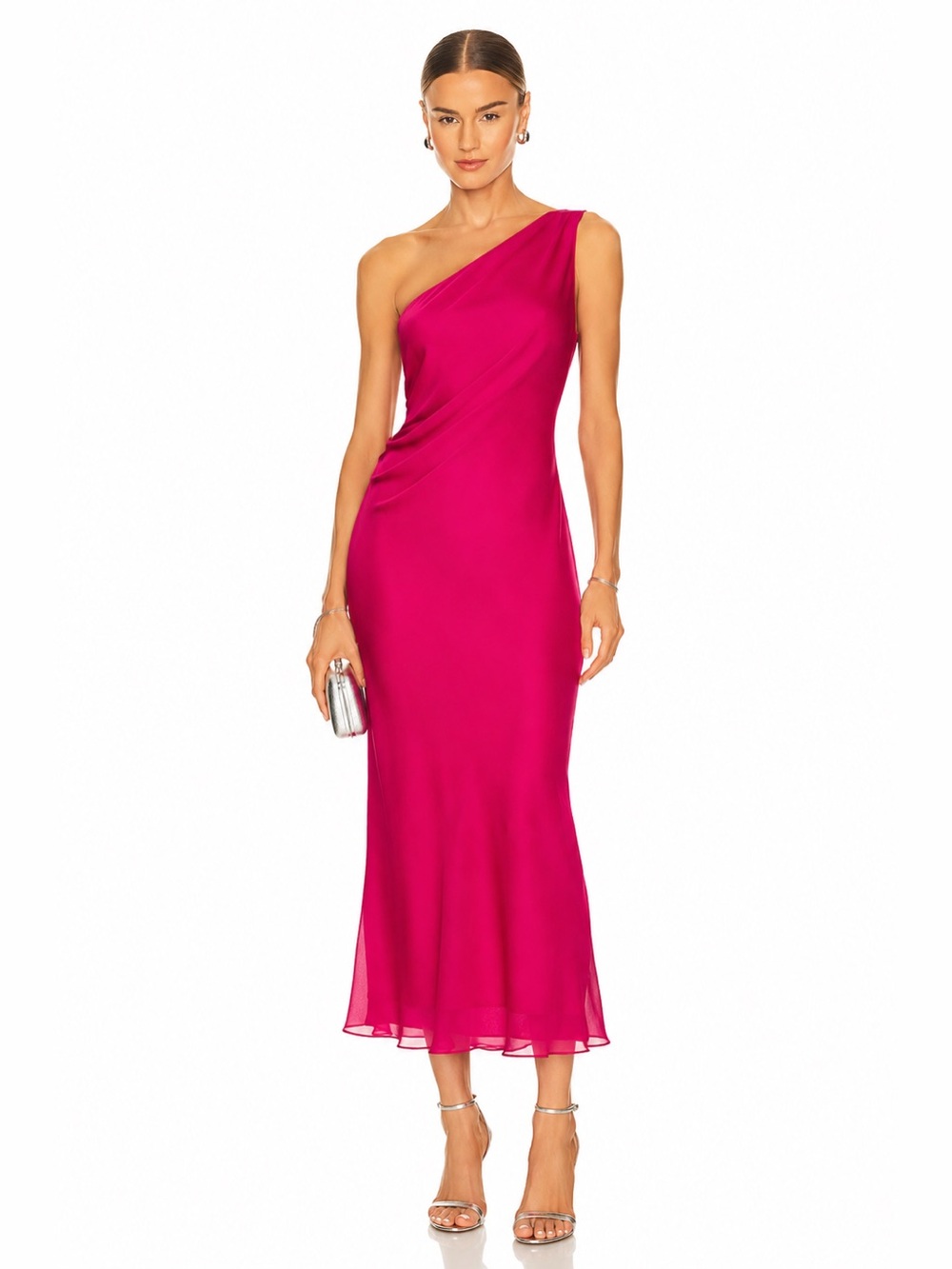 Frascara Style 2452 one-shoulder evening gown- Sz 10